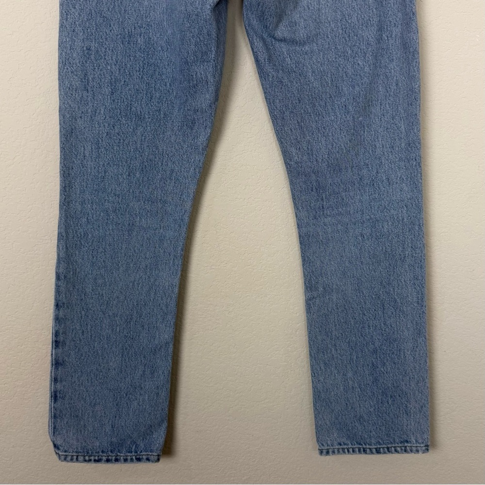 AGOLDE Riley High Rise Straight Crop Distressed Jeans - Picture 7 of 10